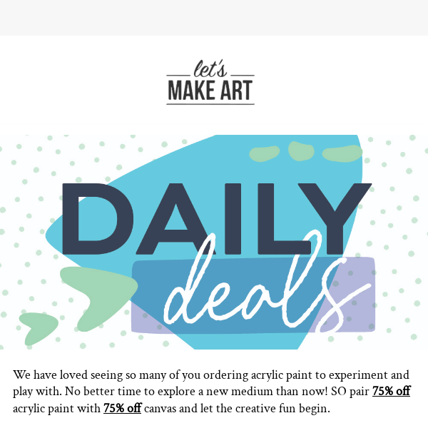 Our daily deals start NOW