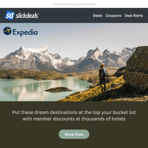 Expedia | Travel Dream Destinations with Member Discounts at Thousands of Hotels