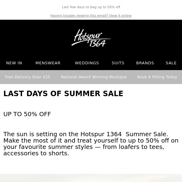 Summer Sale is ending! 🏖️