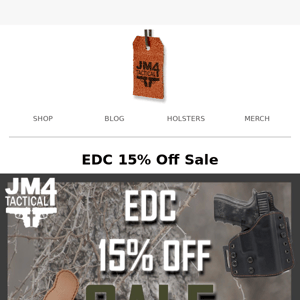 EDC 15% Off Sale