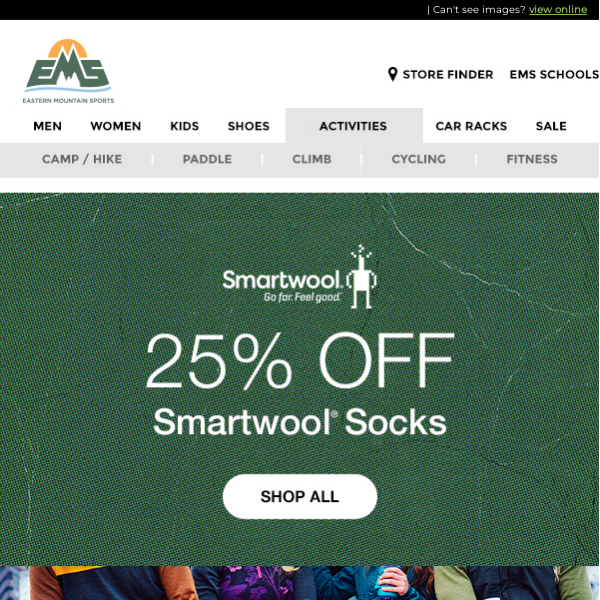 25% OFF Smartwool Socks!