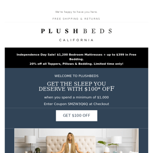 Welcome to PlushBeds!