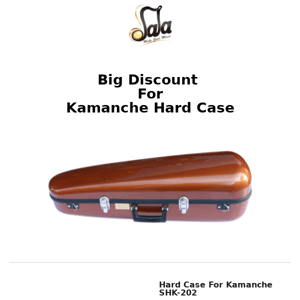 [BIG DISCOUNT] Fiber Kamanche Hard Case
