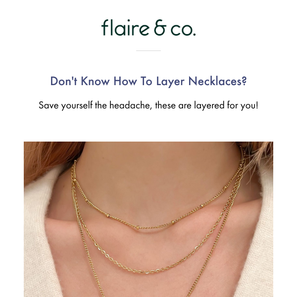 Don't Know How To Layer Necklaces?