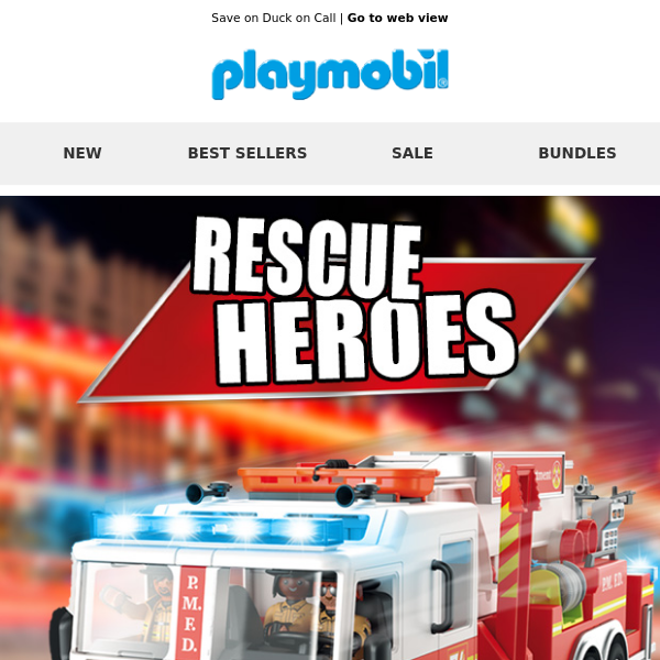 Rescue Vehicles: Ambulance with Lights - 70936