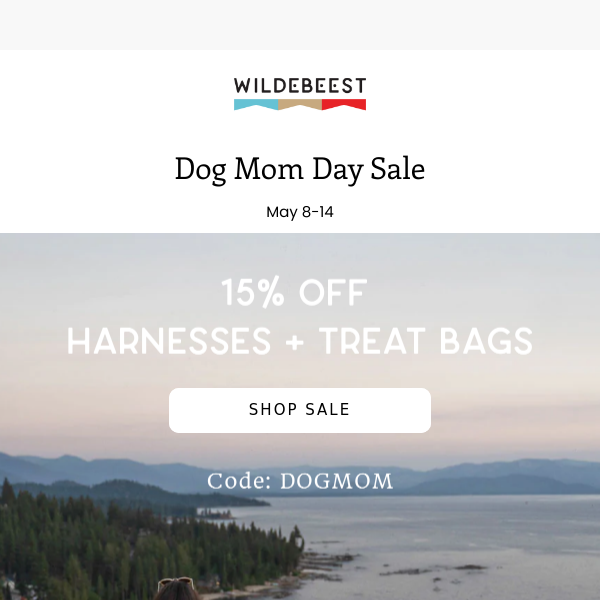 15% Off Dog Mom Day Sale