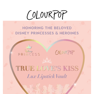 It’s here! Disney and ColourPop True Love’s Kiss 💋