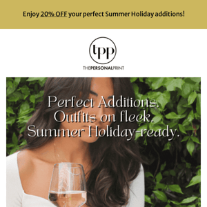 20% OFF | Perfect Summer Holiday Additions