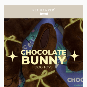 Chocolate (ish) bunny for your dog 🐰