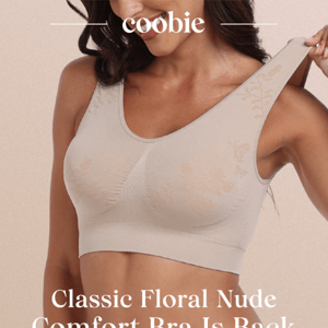 Coobie Comfort Bra with Floral Print 