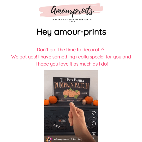 💞 Last chance for our Amour Box!