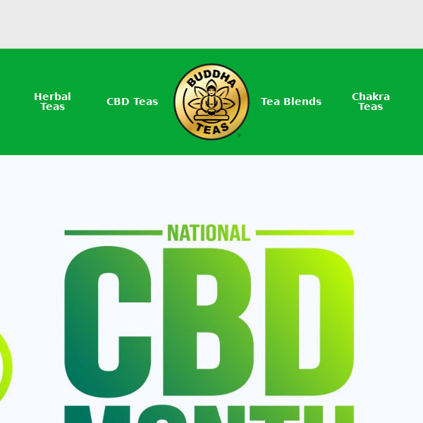 It's National CBD Month: This week get 30% OFF both CBD Hibiscus Tea & CBD Peppermint Tea