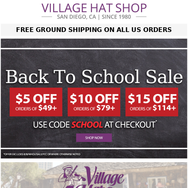 Village Hat Shop Best Sellers Available Now | FREE USA Ground Shipping