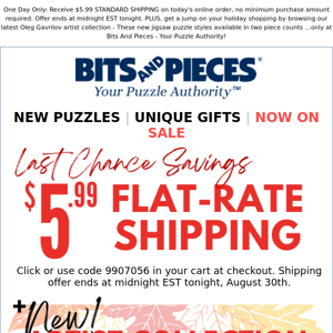 $5.99 Shipping Coupon Expires Soon