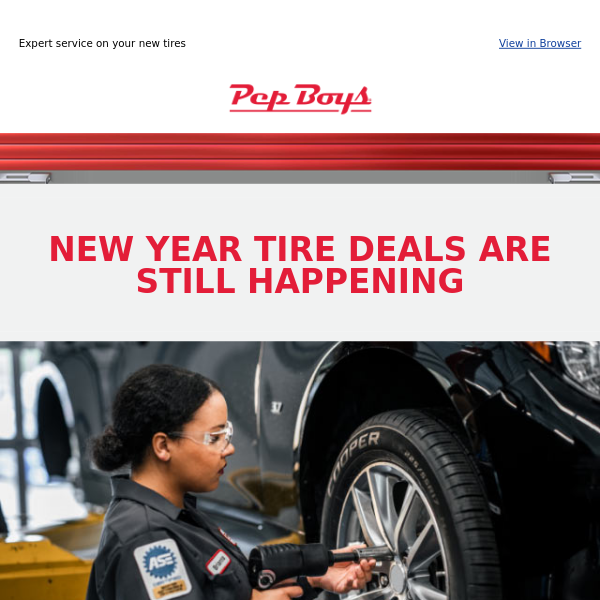 SAVE up to $100 on Goodyear