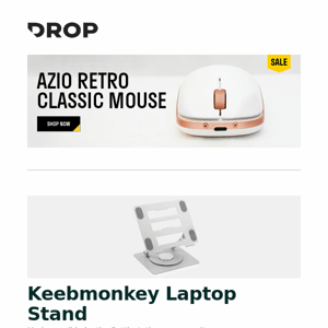Keebmonkey Laptop Stand, Topping DX5 DAC/Amp, Megalodon 19% Macropad and more...