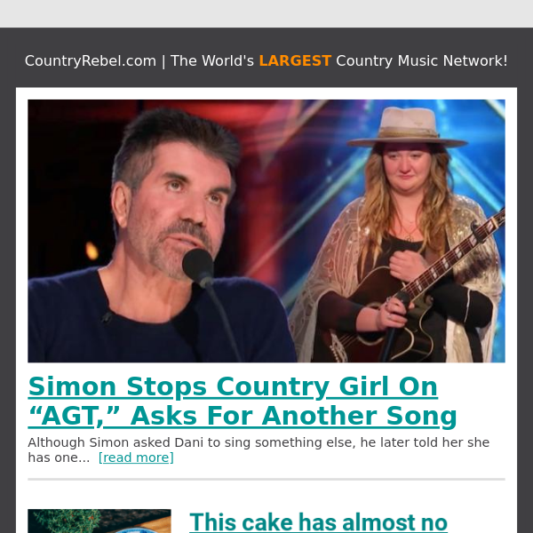 Simon Stops Country Girl On “AGT,” Asks For Another Song