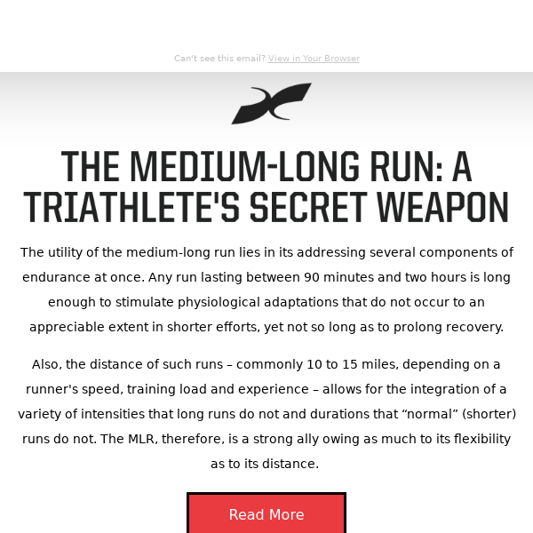 The triathlete's secret weapon...