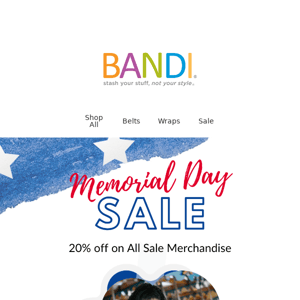 Memorial Day Sale Goes Live!