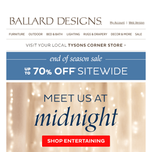 Happy New Year from Ballard Designs