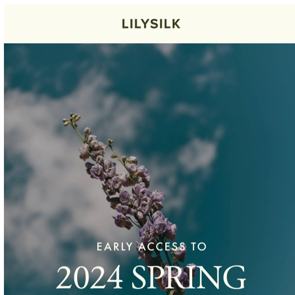 Your Exclusive Early Access to 2024 Spring Collection!