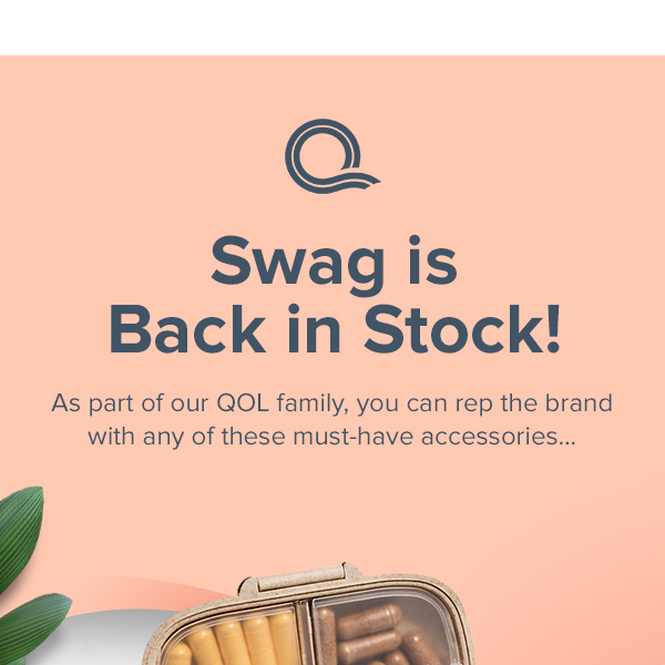 Rep the QOL Brand with Swag 💖