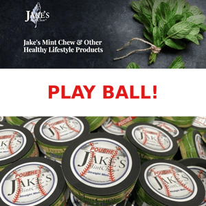 Jake's Mint Chew Baseball Tins Now Available!