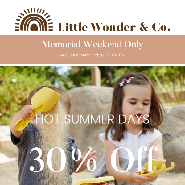 Hot Summer Days Sale!☀️30% Off Just for You
