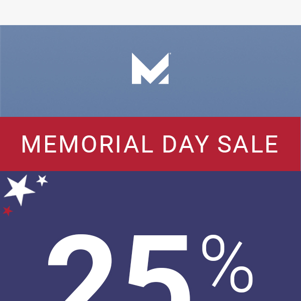 MEMORIAL DAY SALE