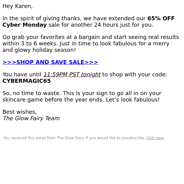 🎁 Cyber 65% SALE Extended