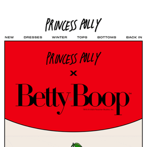 PRINCESS POLLY X BETTY BOOP ♡