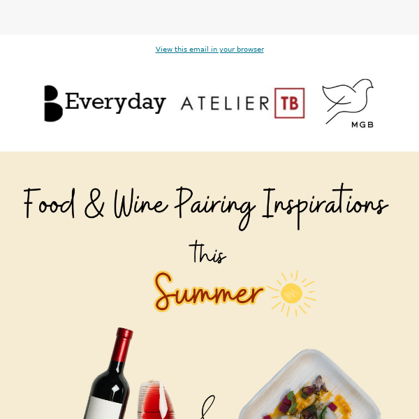 Summer food and wine pairing inspos 🍷+🥘