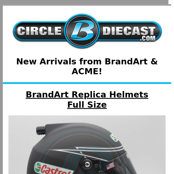 New Arrival Helmets & Sprint Cars 2/23