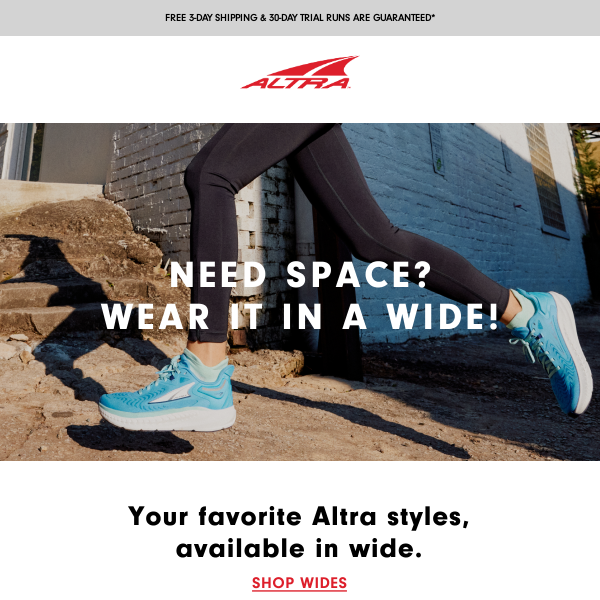 Want it in wide? Altra’s got ya covered 👍