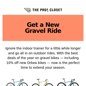 Get major markdowns on gravel bikes this season