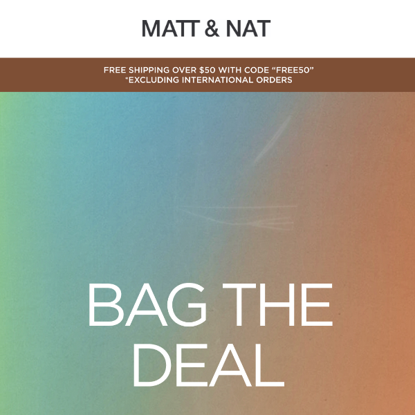 BAG THE DEAL!