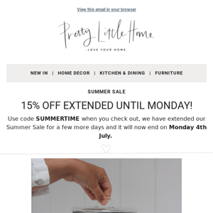SUMMER SALE EXTENDED 😍
