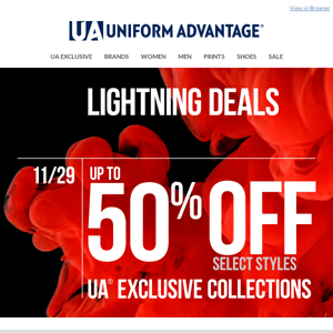 FINAL DAY! 📢📢 Up to 50% off Lightning & Cyber Deals