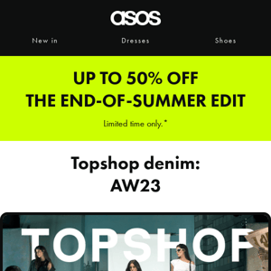 Up to 50% off the end-of-summer edit