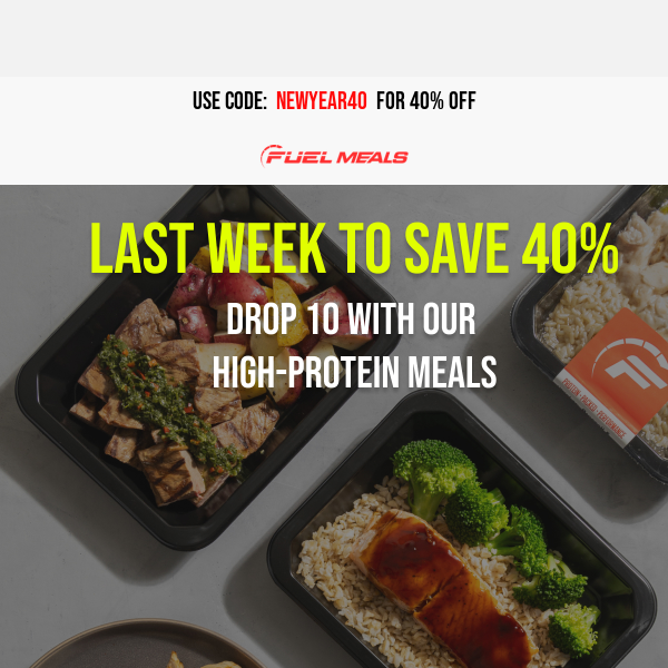 Last Week To Save 40%