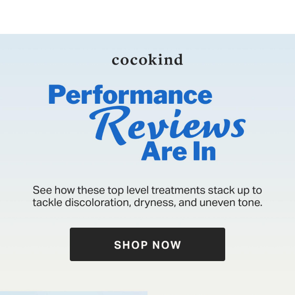 Performance reviews are in