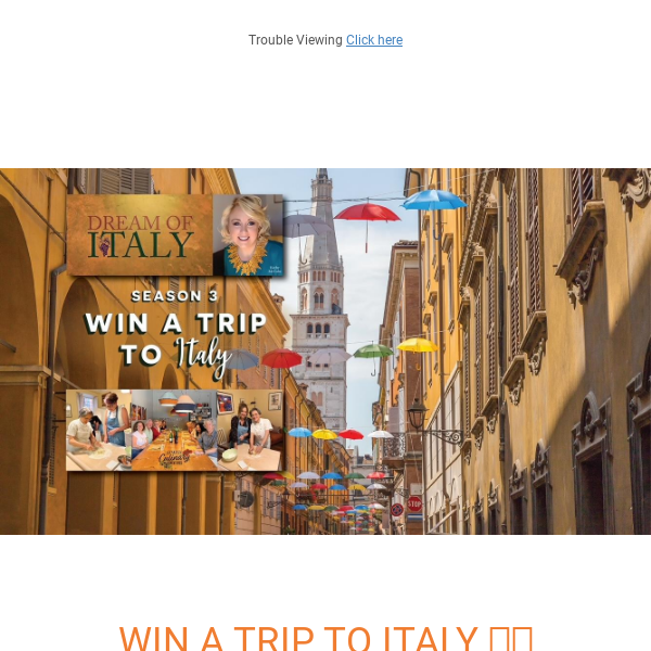 Pack Your Bags! Win A Trip to Dream of Italy 🇮🇹