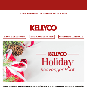 🕵️‍♂️ Announcing Kellyco's Holiday Scavenger Hunt!