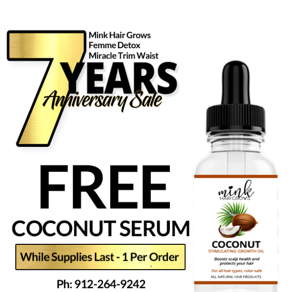 Free Coconut Serum, while supplies last!