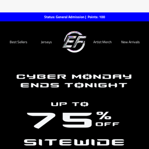 Cyber Monday ends tonight, fam!