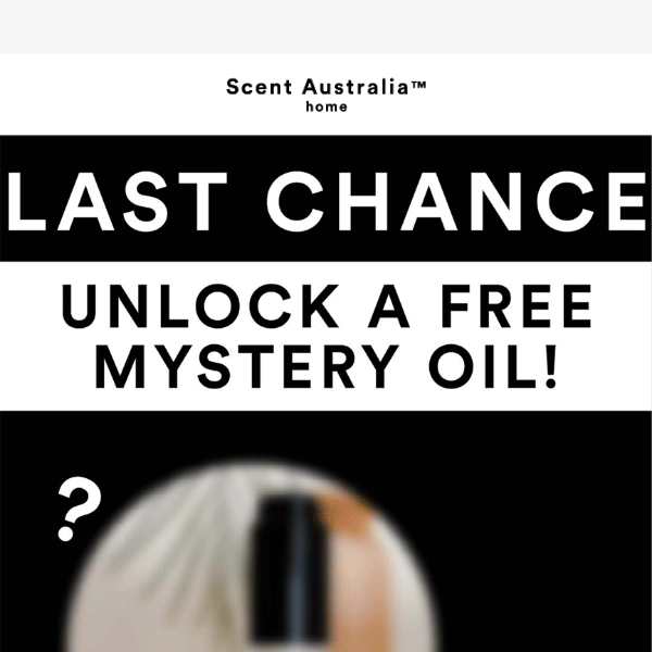 Scentember Offer: Last Chance to Unlock a Free Mystery Oil! 💛