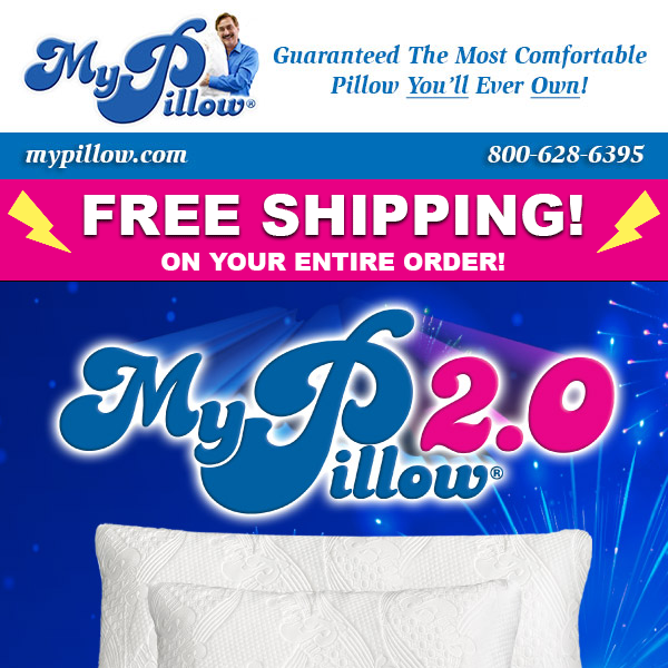 Shop The Lowest MyPillow 2.0 Price In History!