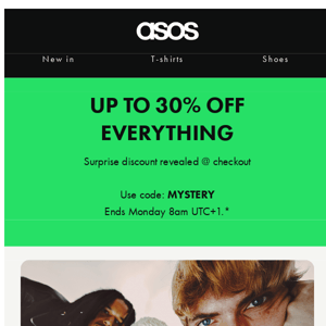 Up to 30% off everything 🔑