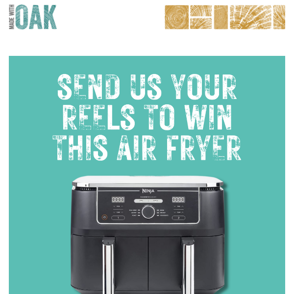Content Needed⚡️Send us your videos to WIN an Air Fryer
