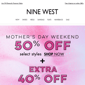 50% Off Select + 40% Off EVERYTHING ELSE